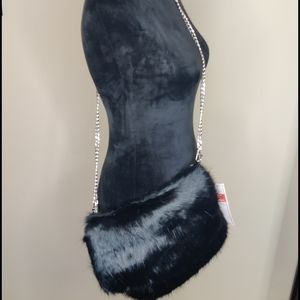 Faux fur purse